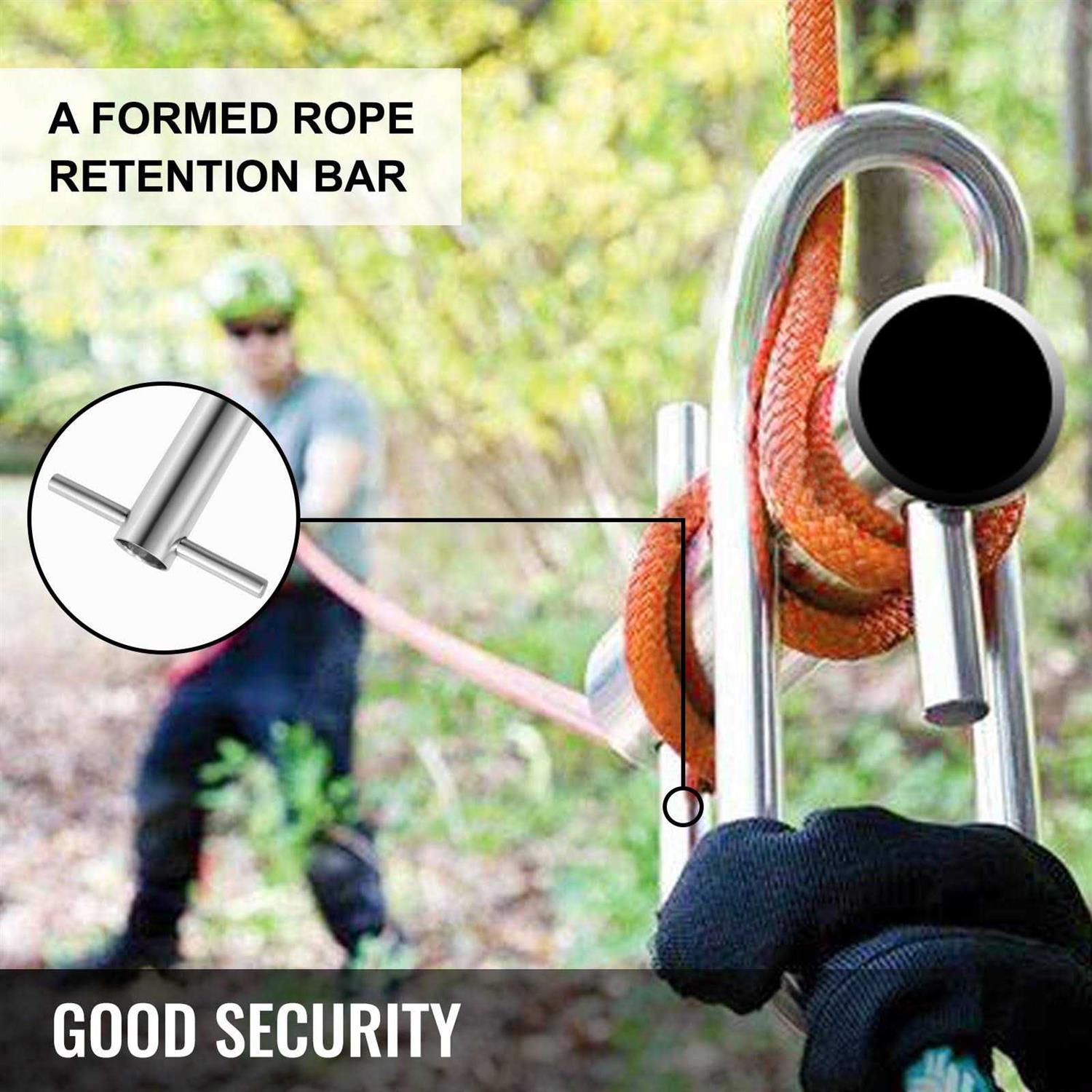 VEVOR Port A Wrap 4409 Lbs Rope Friction Device Stainless Steel FMHJSJBXGBDS00001V0 - Image 5