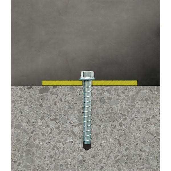 Simpson Strong-Tie Titen HD Heavy-Duty Screw Anchor 3/4 x 6 5pk - Image 3