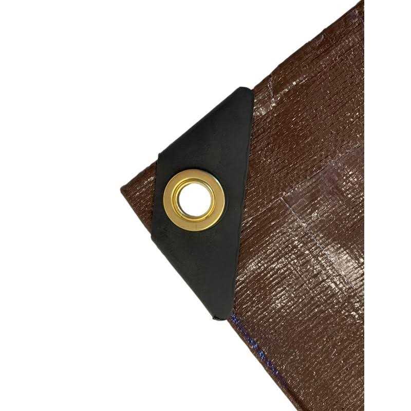 TarpsDirect Super Heavy Duty Brown 8 oz Tarp - Image 3