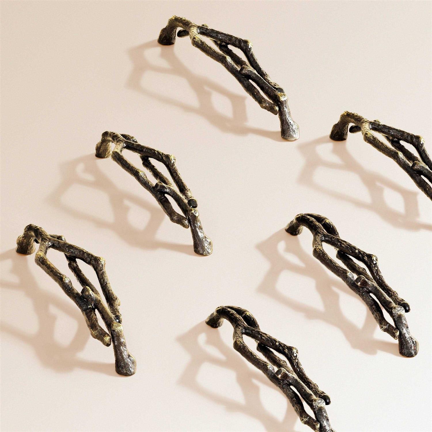 Michael Aram Butterfly Ginkgo Twig 5 Pull - Image 4