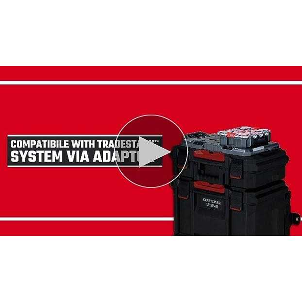 CRAFTSMAN VERSASTACK 8-Compartment Plastic Small Parts Organizer CMST17827 - Image 4