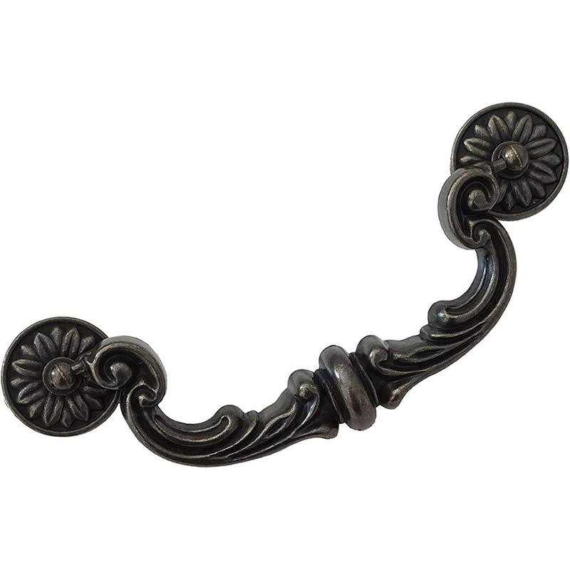 LBFEEL Large Drop Drawer Pull Handle 6 Centers Swing Dresser Pulls Rustic Antique