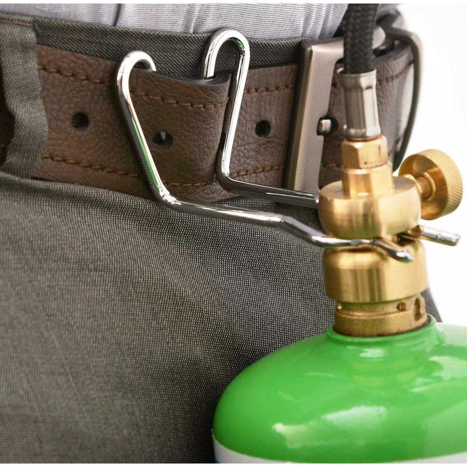 Flame King Flexible 5 FT Extension Hose For 1Lb Propane Tank Cylinder - Image 2