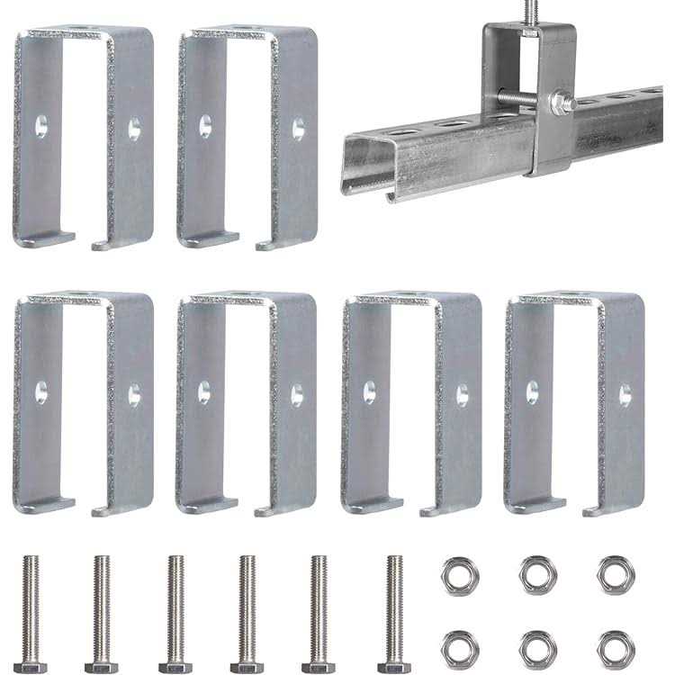 SKTREX Channel Trolley Track Hanger Bracket for UNISTRUT Strut Channel - Image 5