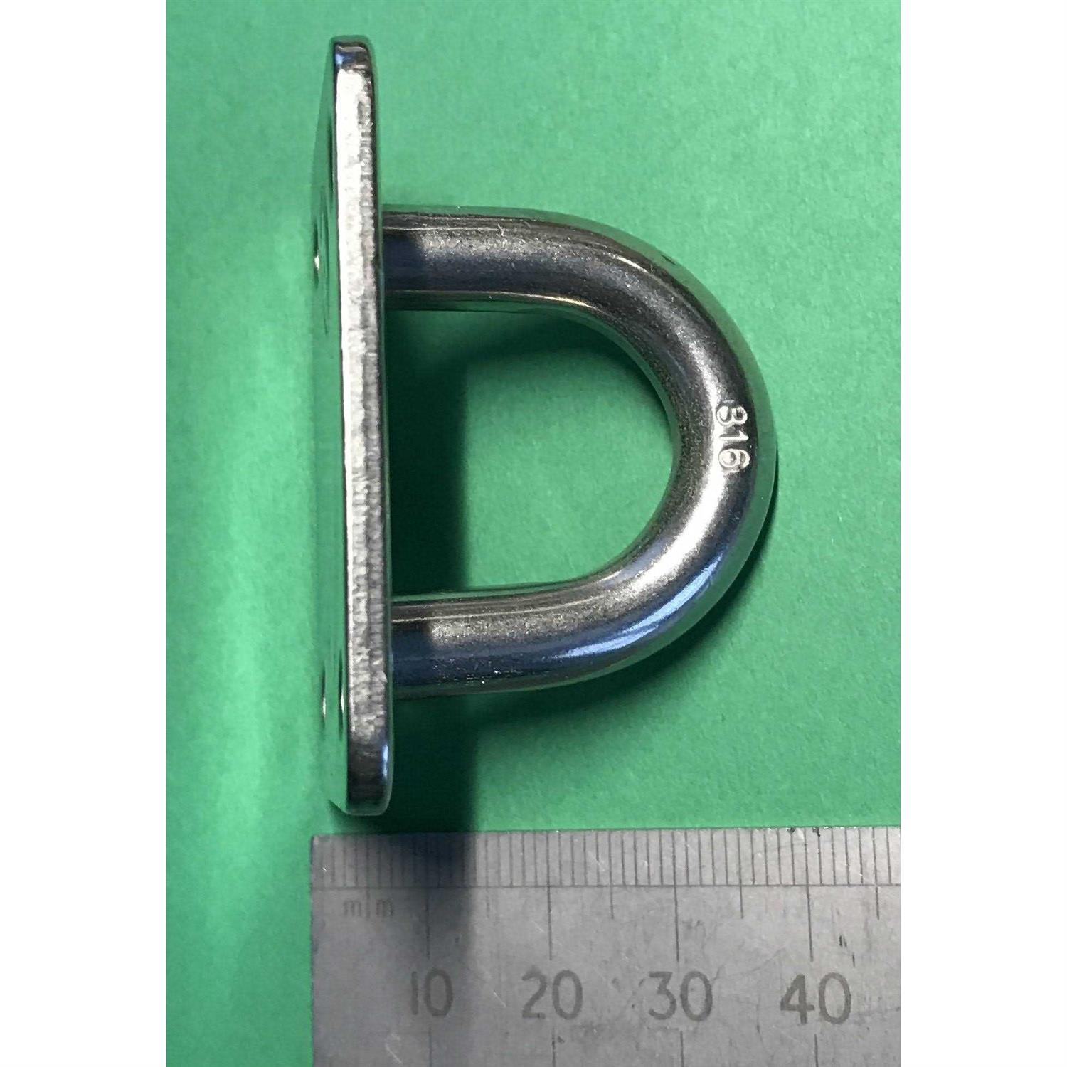 US Stainless Stainless Steel 316 Square Pad Eye Marine Grade - Image 4