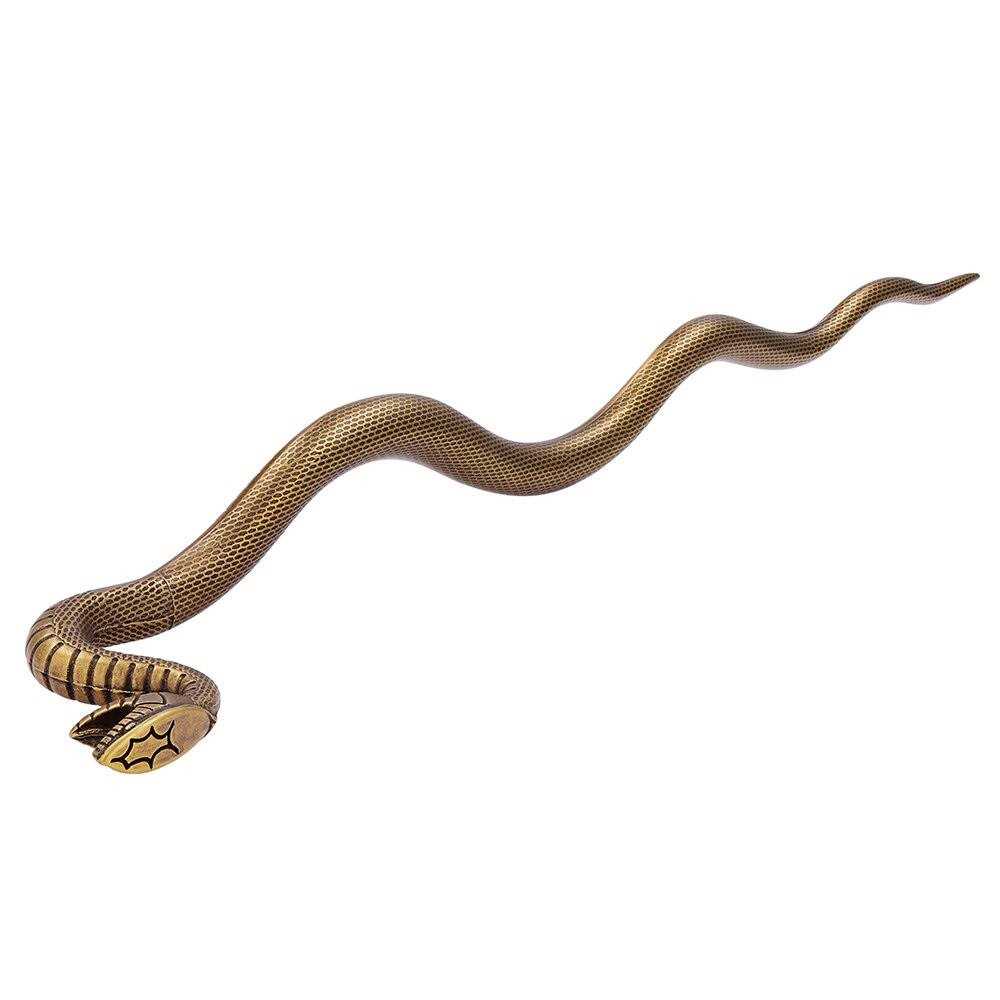 Siro Designs Eclectic Snake Pull in Antique Brass 1874-365ZN10 - Image 4