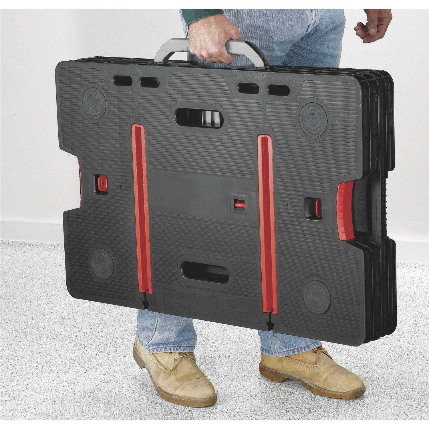 Keter Folding Work Table 750-Lb. Capacity with Extendable Legs - Image 5