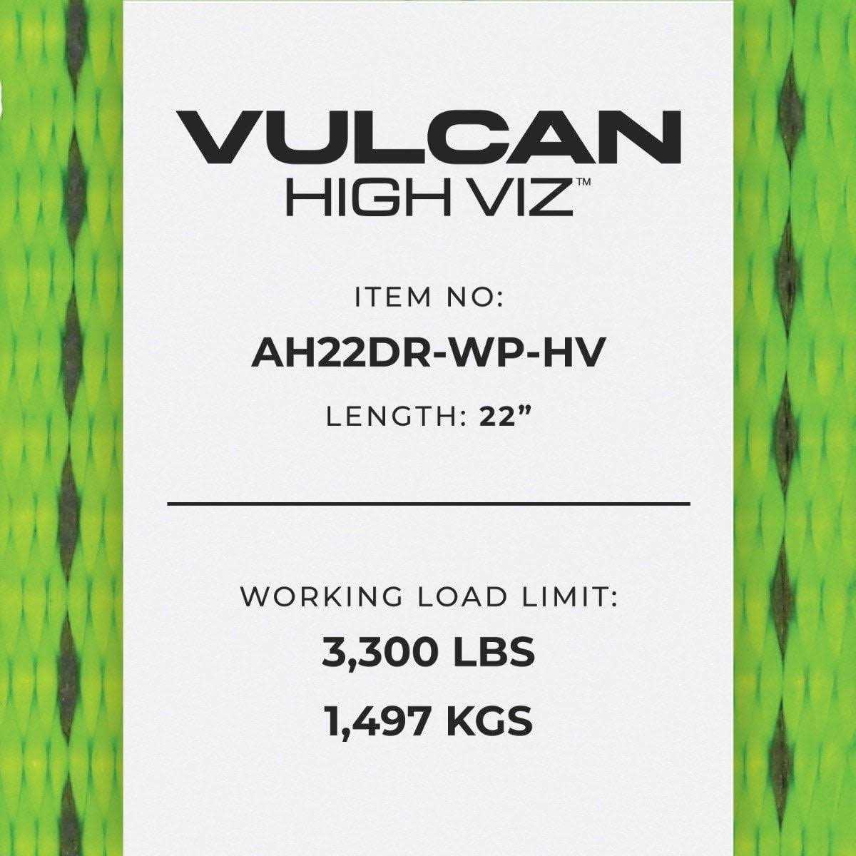 VULCAN Car Tie Down Axle Strap with Wear Pad 2 Inch x - Image 3