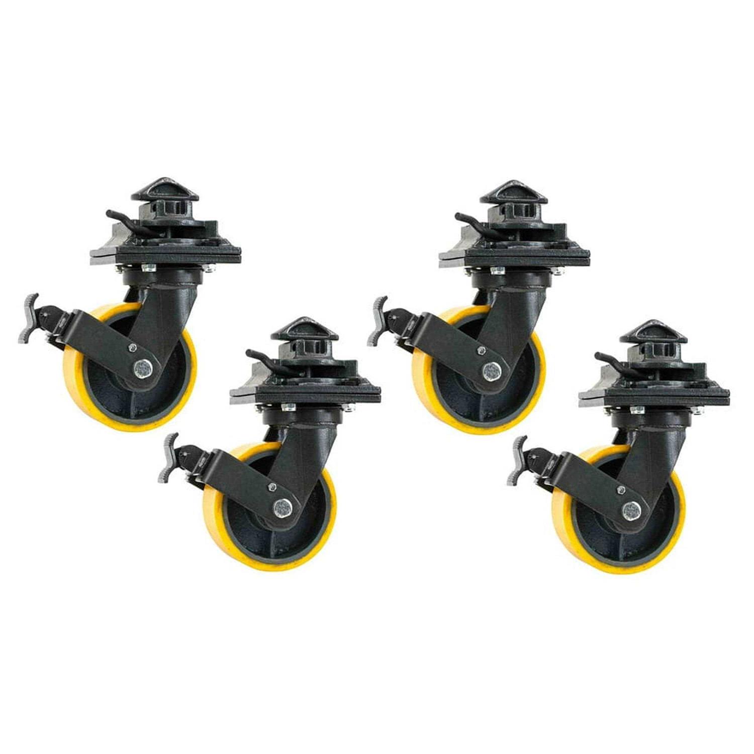 Mytee Products (4 Pack 8 ISO Shipping Container Caster Wheels, 6600 lbs WLL/per Wheel - Container Casting Wheels for Movement of Shipping Containers