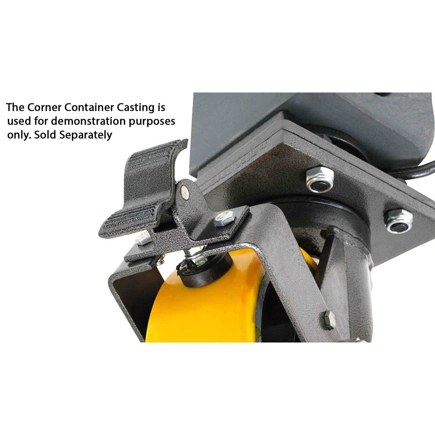 Mytee Products (4 Pack 8 ISO Shipping Container Caster Wheels, 6600 lbs WLL/per Wheel - Container Casting Wheels for Movement of Shipping Containers - Image 3