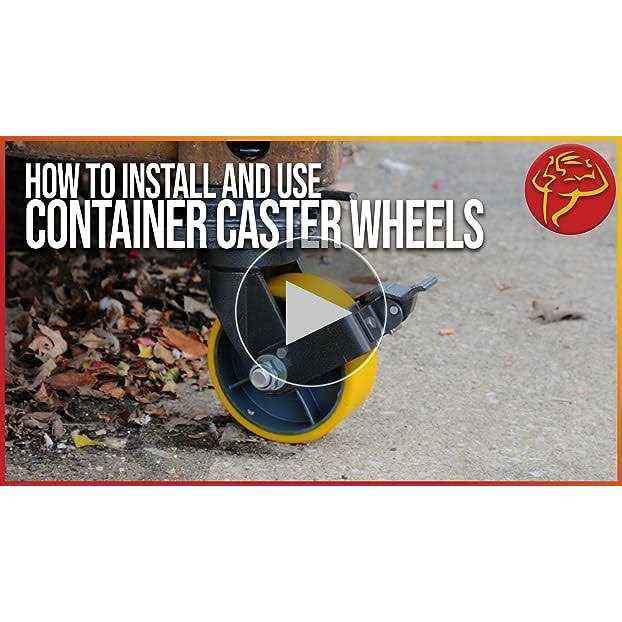 Mytee Products (4 Pack 8 ISO Shipping Container Caster Wheels, 6600 lbs WLL/per Wheel - Container Casting Wheels for Movement of Shipping Containers - Image 4