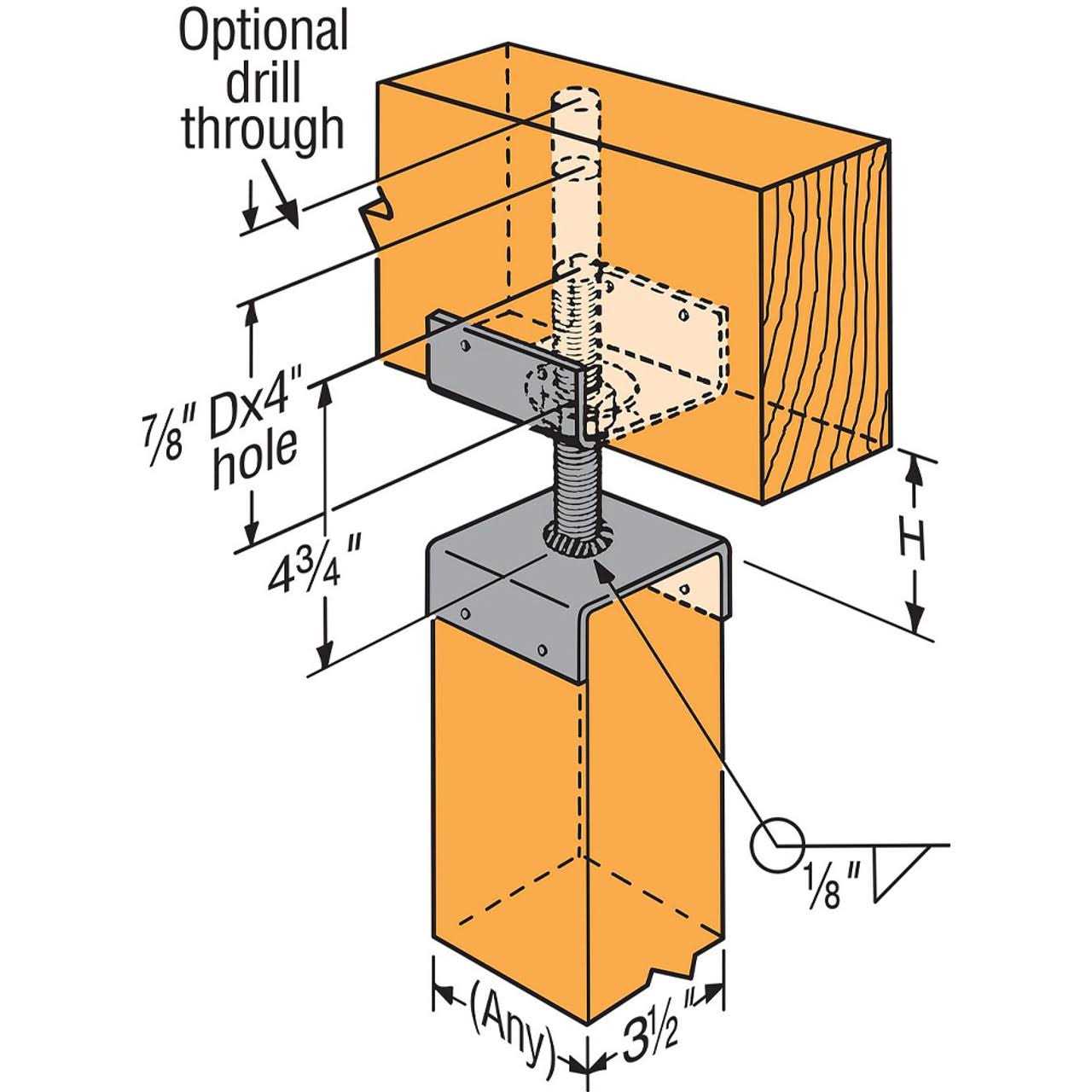 Simpson JP44 Floor Beam Levelers - Image 3