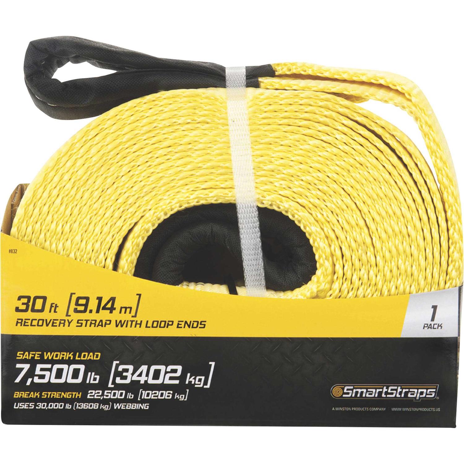 SmartStraps 30 ft. Recovery Strap with Loop Ends 832 - Image 3