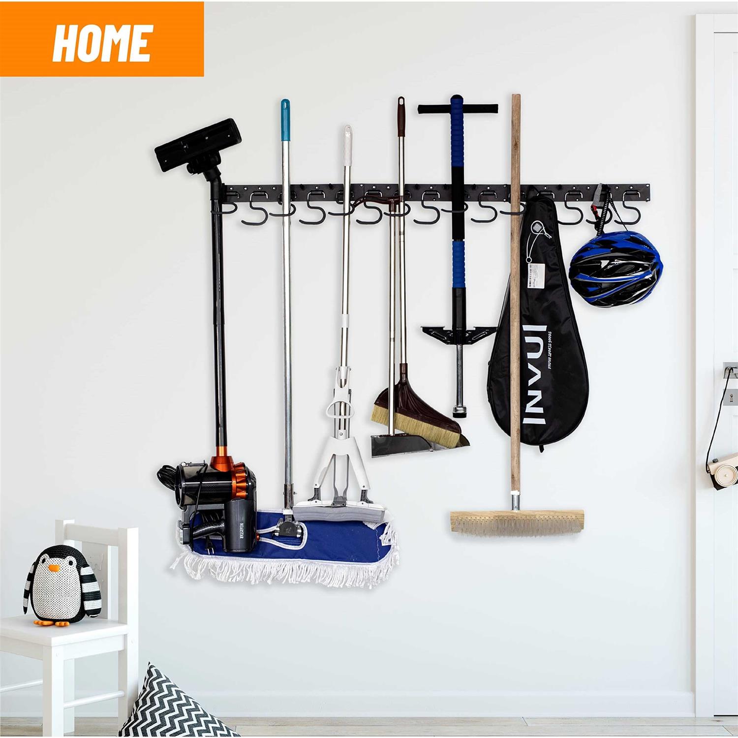 POETISKE Garage Tool Organizer Wall Mount 4PC Garage Storage Shelving Heavy Duty Wall Mount - Image 5