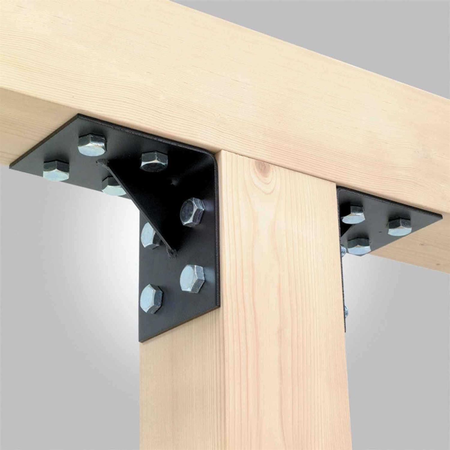 Simpson HL57GPC Heavy L-Shaped Angle with Gusset - Image 3