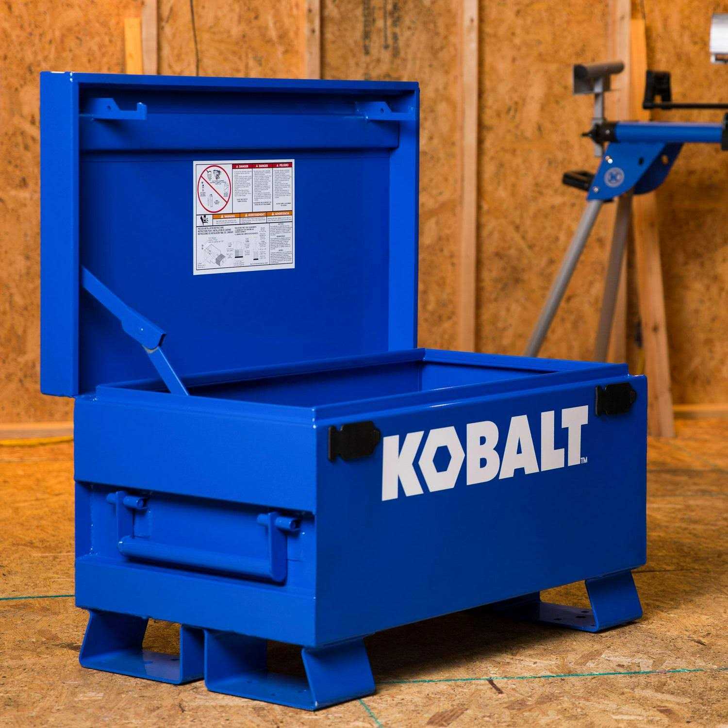 Kobalt 19-in W x 32-in L x 18-in H Steel Jobsite Box - Image 4