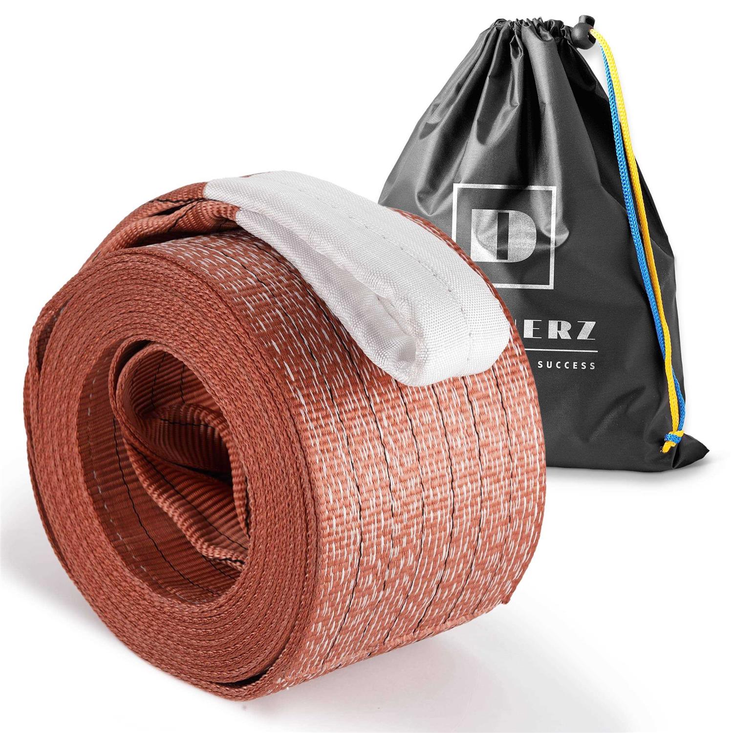 Dawnerz Heavy Duty Tow Strap for Trucks and Buses