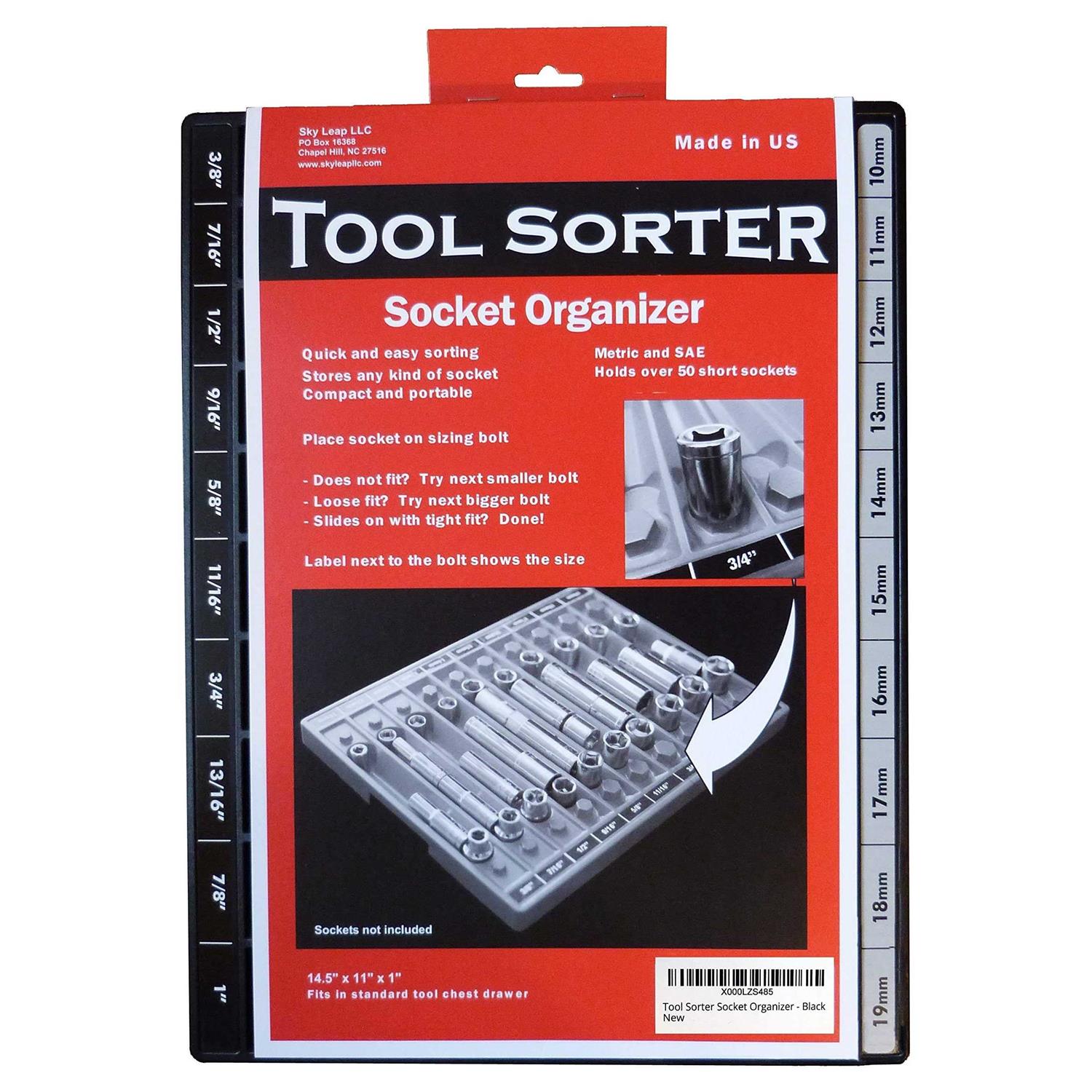 Tool Sorter Socket Organizer Reduce Frustration Save Time Easy-to-read Labels - Image 5