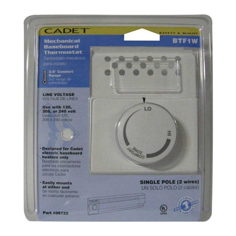 Cadet Baseboard Thermostat Single Pole - Image 5