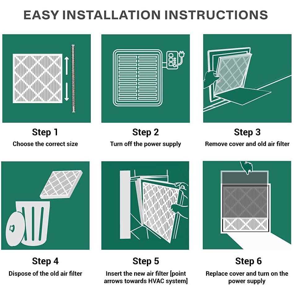 Filterbuy MERV 13 Pleated HVAC AC Furnace Air Filters - Image 3