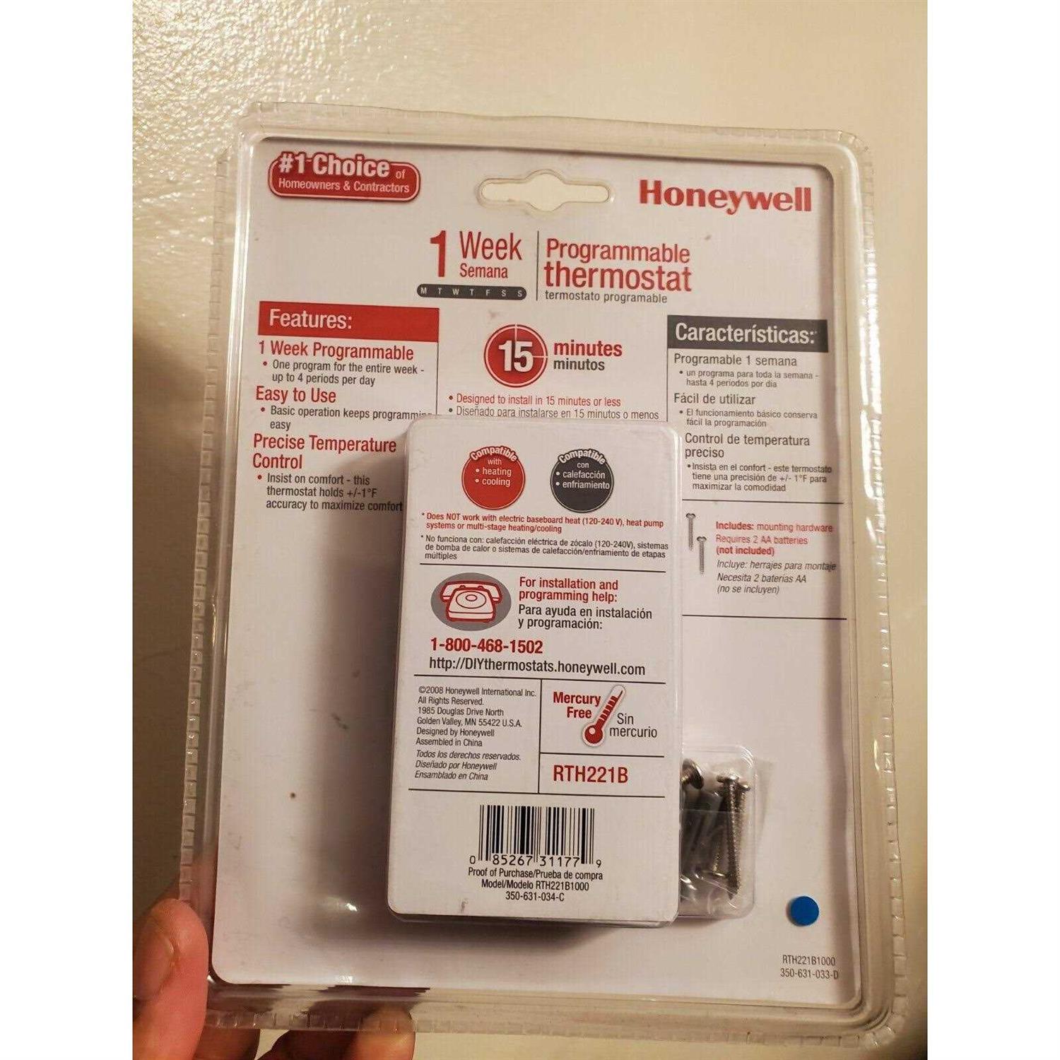 Honeywell RTH221B - Image 2