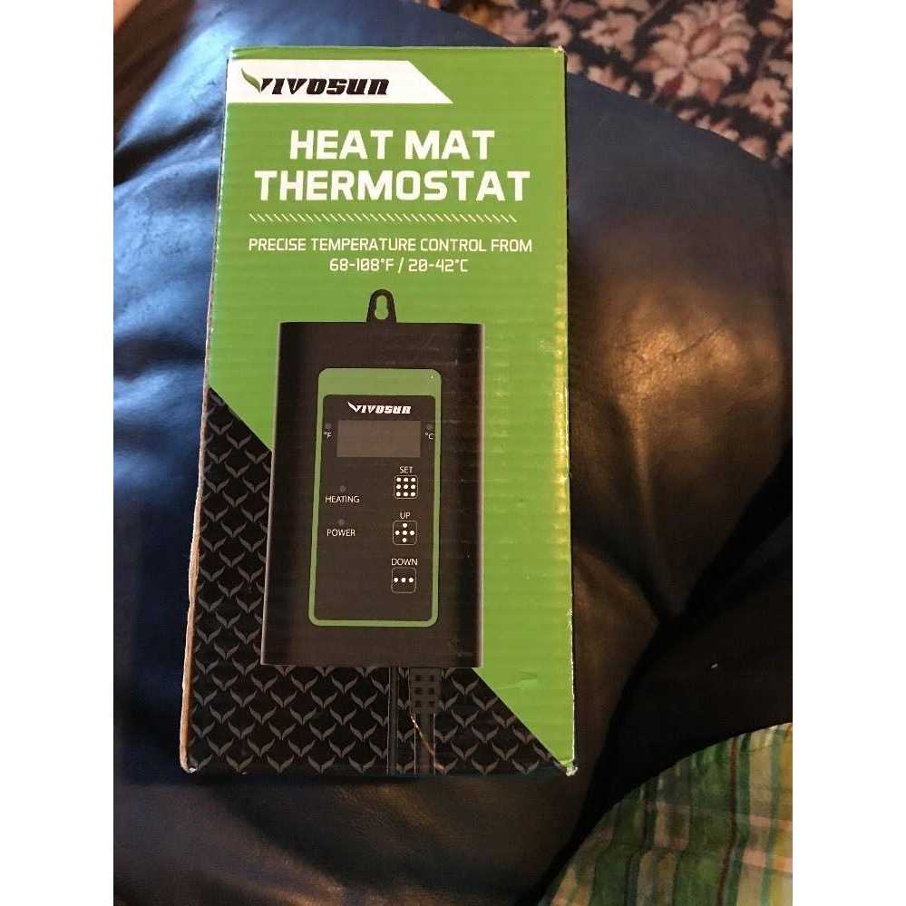 VIVOSUN Digital Heat Mat Thermostat Temperature Controller 40108 f for Seedlings Germination Rooting Fermentation and Reptiles - Image 3