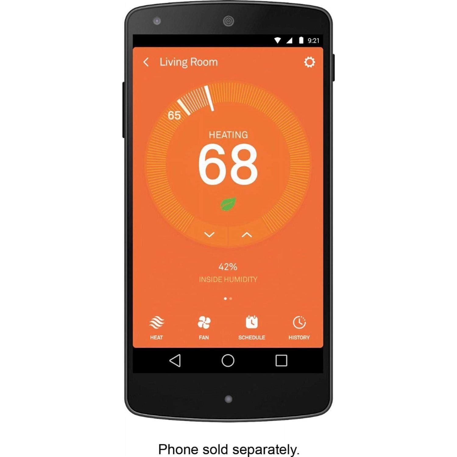 Google Nest 3rd Gen Learning Smart Wi-Fi App Control Thermostat T3016US - Image 5