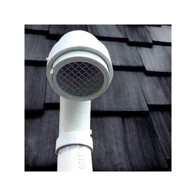 The Plumber's Choice 4 in. Termination Vent Cap with Condensation Drain - Image 3