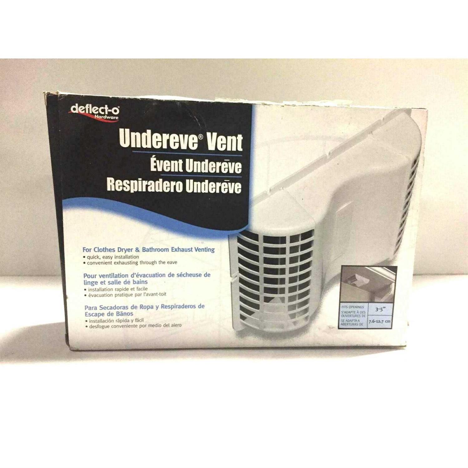 Deflect-o White Plastic Eave Vent EVE/6 - Image 3