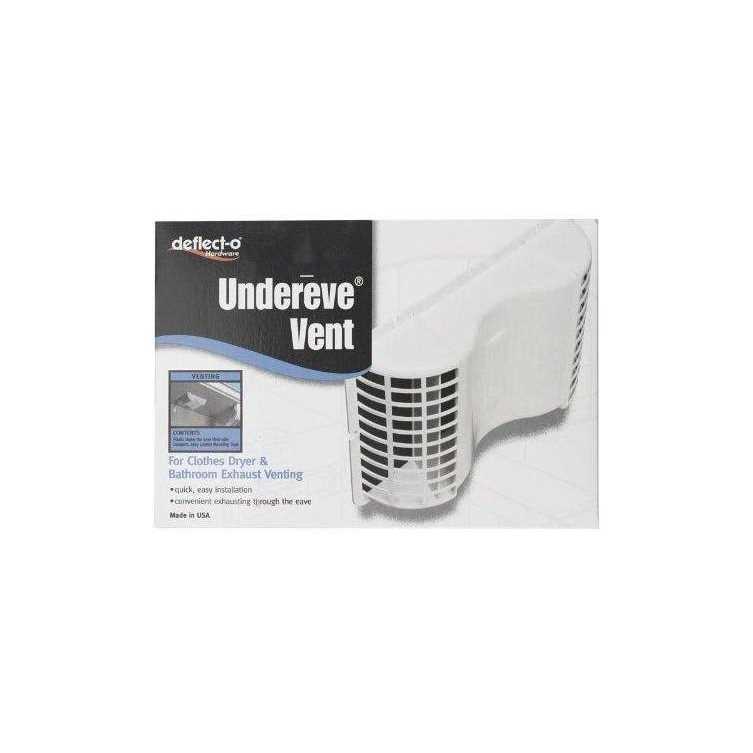 Deflect-o White Plastic Eave Vent EVE/6 - Image 4