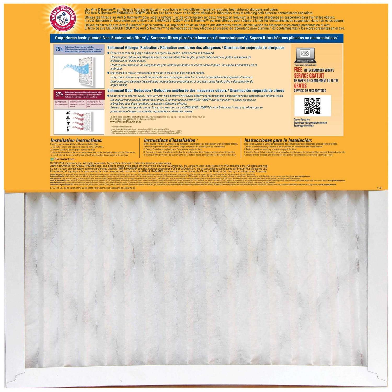 Arm and Hammer Air Filter 6 Pack - Image 3