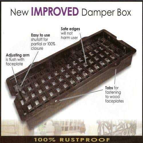 Decor Grates 4 in. x 10 in. Oriental Steel Plated Floor Register - Image 4