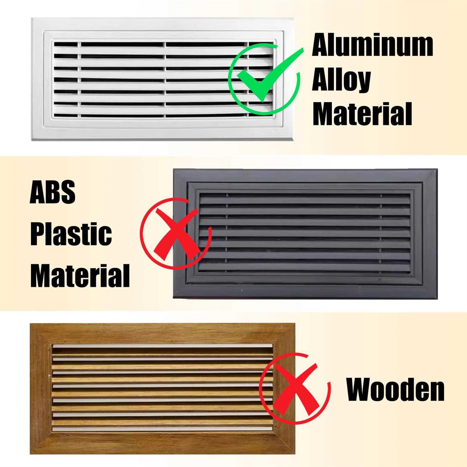 TECWAP 6 Pack Strong Magnetic Vent Covers for Home Ceiling, Thick Magnet Cover Standard Air Registers - Image 5
