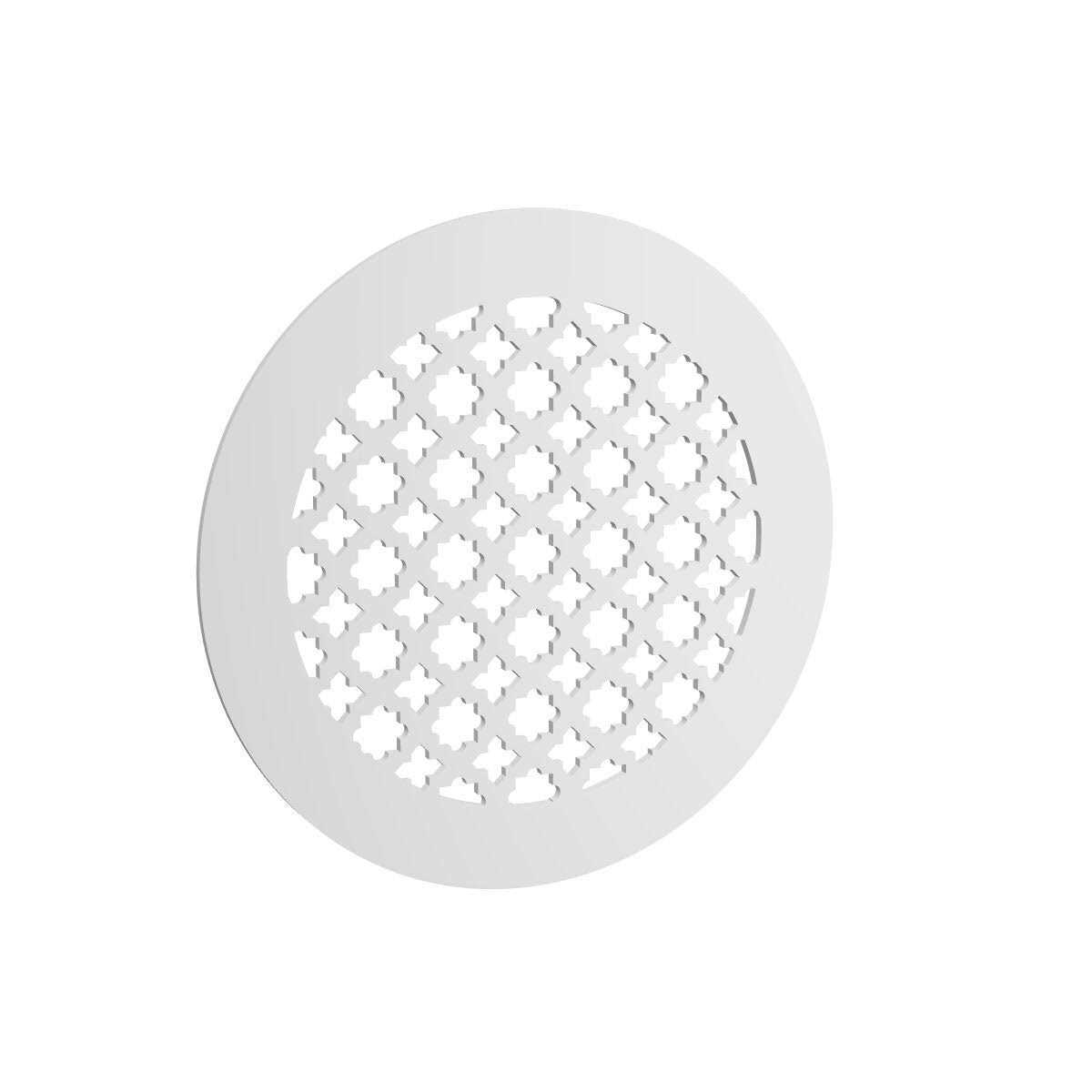 Saba Home Decor Saba Air Vent Cover Grille - Acrylic Plexiglass 10 Round Duct Opening (12 Round Overall) White Finish Decorative Registers for Walls and Ceilings - Image 5