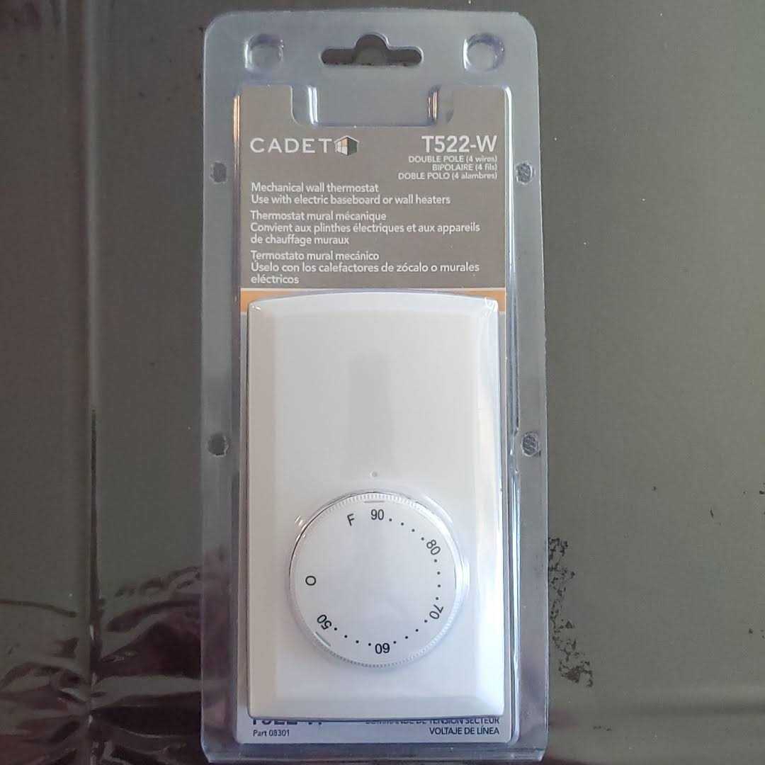 Cadet Double Pole Wall Mount Thermostat - Image 5
