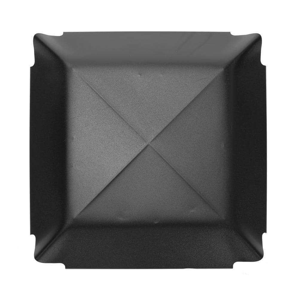 Draft King CBO10 Round Black Galvanized Steel Bolt on Single Flue Chimney Cap - Image 3