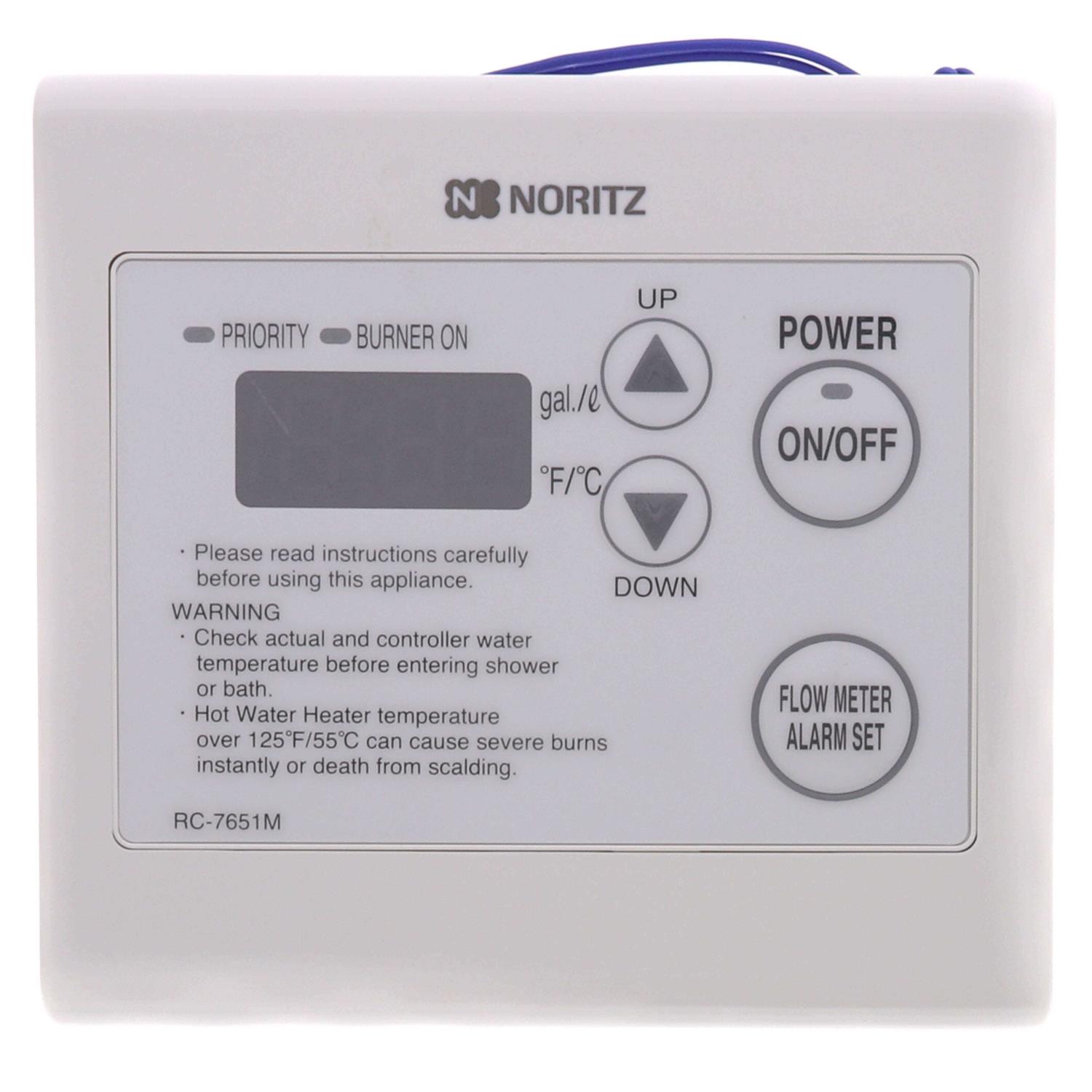 Noritz Tankless Water Heater Remote Controller RC-7651M - Image 2