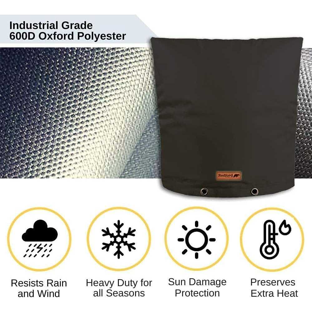 Redford Supply Co. Cold Snap Double Wall Cotton Backflow Preventer Insulation Cover - Image 3