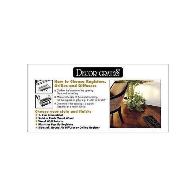 Decor Grates SPH410 Floor Register - Image 3