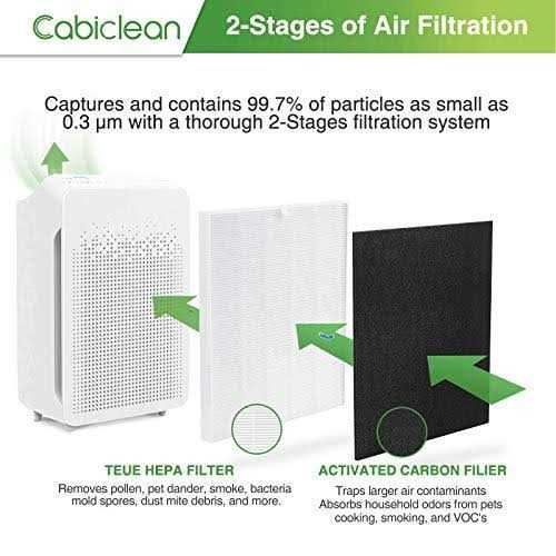 Cabiclean True HEPA Replacement Filter S Compatible for Winix C545 Air Purifier - Image 3