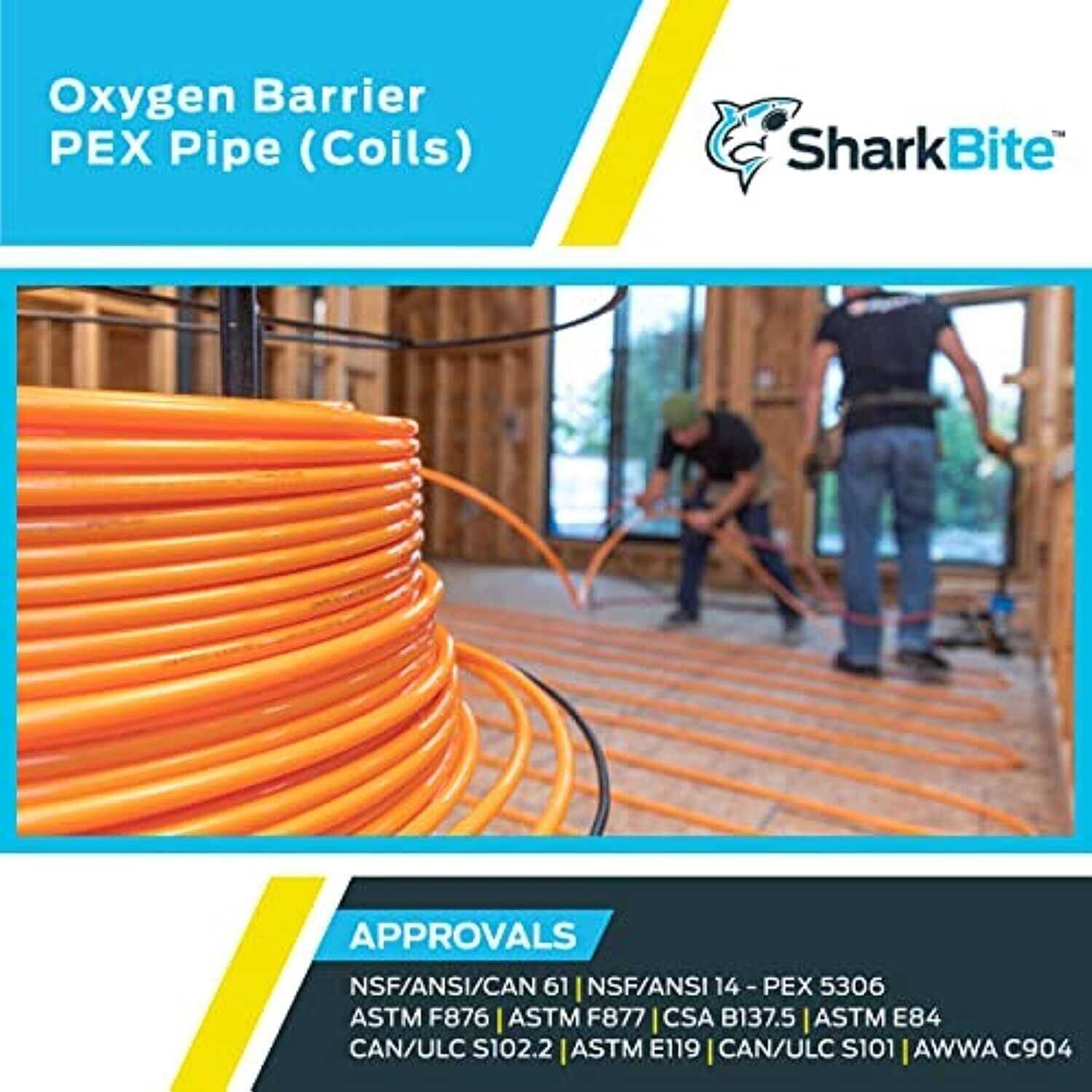 SharkBite Type C 3/4 in. D x 100 ft. L PEX Tubing 160 psi U870O100 - Image 3