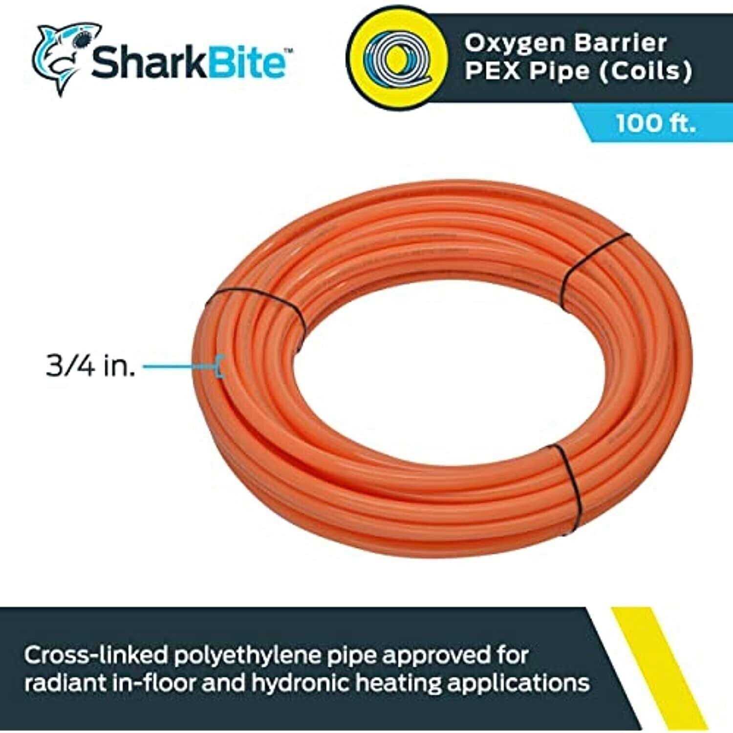 SharkBite Type C 3/4 in. D x 100 ft. L PEX Tubing 160 psi U870O100 - Image 4