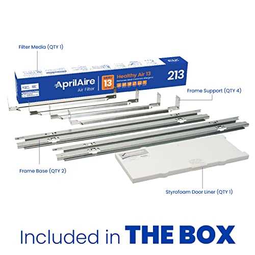 AprilAire 1213 Air Purifier Upgrade Kit + 213 Replacement Furnace Filter for AprilAire 2120, 2200, Space-Gard 2200 Whole-House Air Purifiers - MERV - Image 3