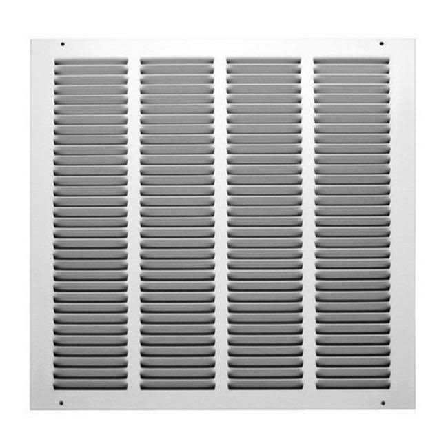 Truaire 16 in. H x 16 in. W 1-Way Powder Coat White Steel Return Air Grille - Image 3