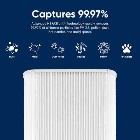 Blueair Blue Pure 121 Replacement Particle and Carbon Filter - Image 4