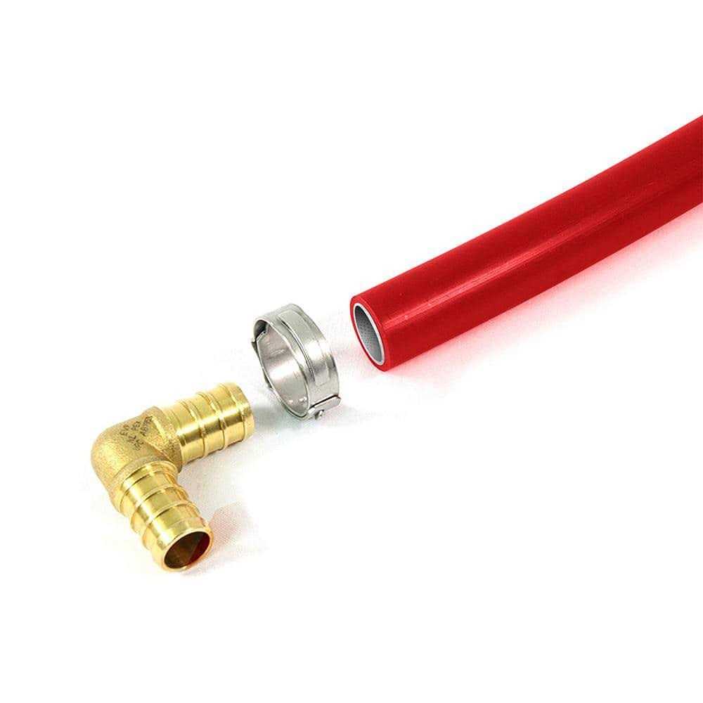 The Plumber's Choice 1/2 in. x Red PEX Tubing Oxygen Barrier Radiant HEATING Pipe - Image 4
