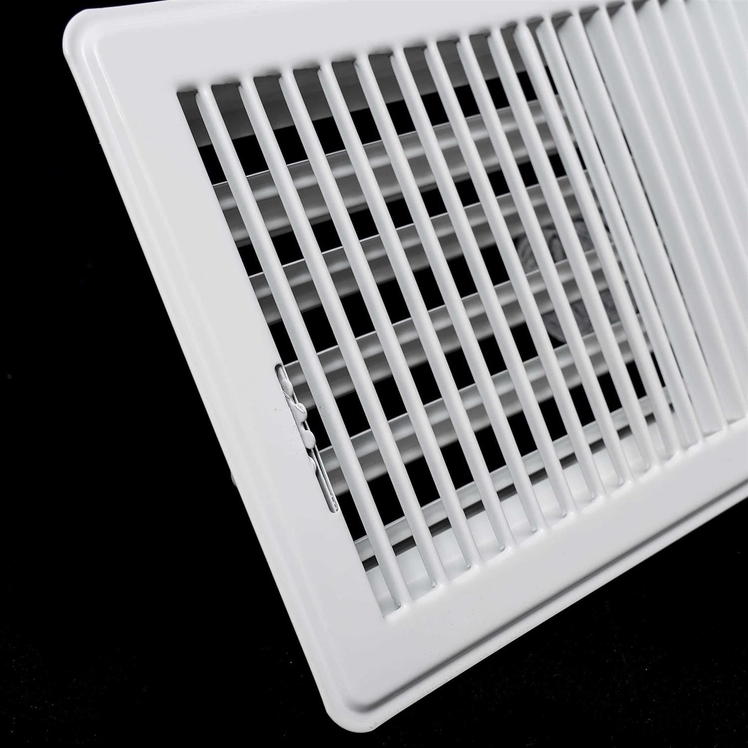 Handua Floor Register with Louvered Design Heavy Duty Walkable Design with Damper - Image 5