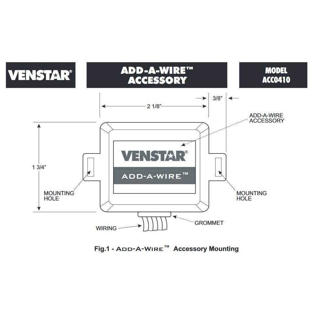 Venstar Acc0410 Add-A-Wire Accessory for 24 VAC Thermostats - Image 3