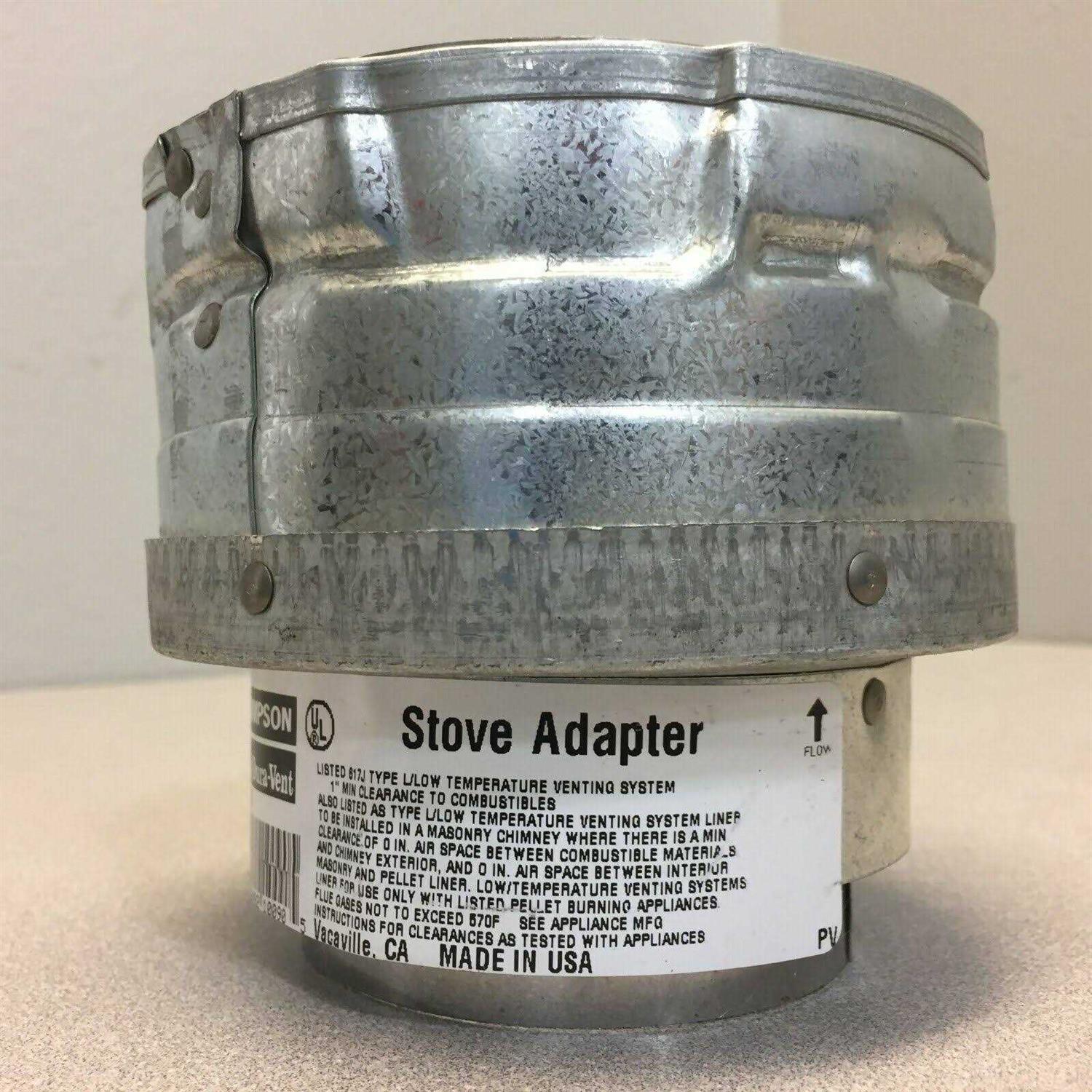 DuraVent PelletVent Appliance Adapter/Increaser 3 3PVL-X4AD - Image 3