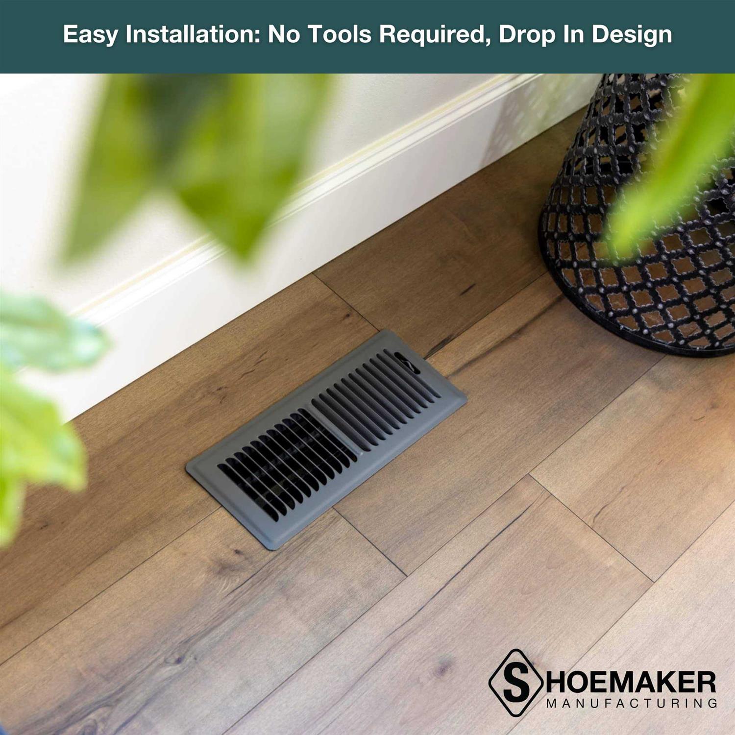 Shoemaker Manufacturing Premium Floor Register - Image 3